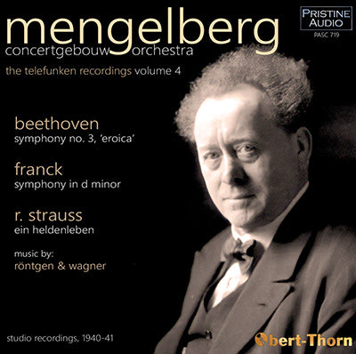 MENGELBERG The Concertgebouw Telefunken Recordings, Vol. 4 (1940-41) - PASC719 - CD
