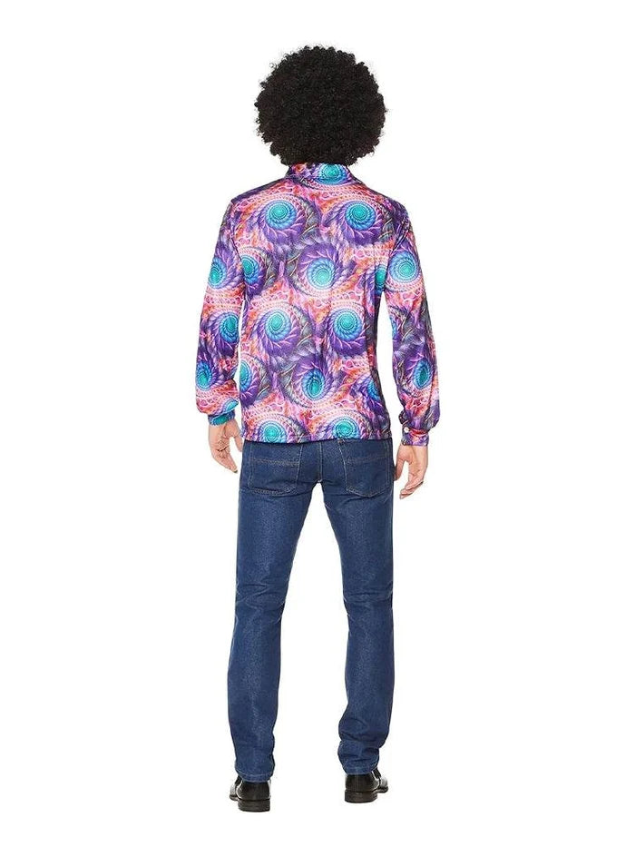 Men's 1970s Boho Shirt - thefancydress.co.uk