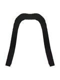 Men's 80's, 90's Fancy Dress Humo'Stache Black Long Mustache - thefancydress.co.uk