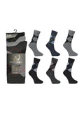 Men's Active Star Bright Argyle diamond Cotton Socks - thefancydress.co.uk