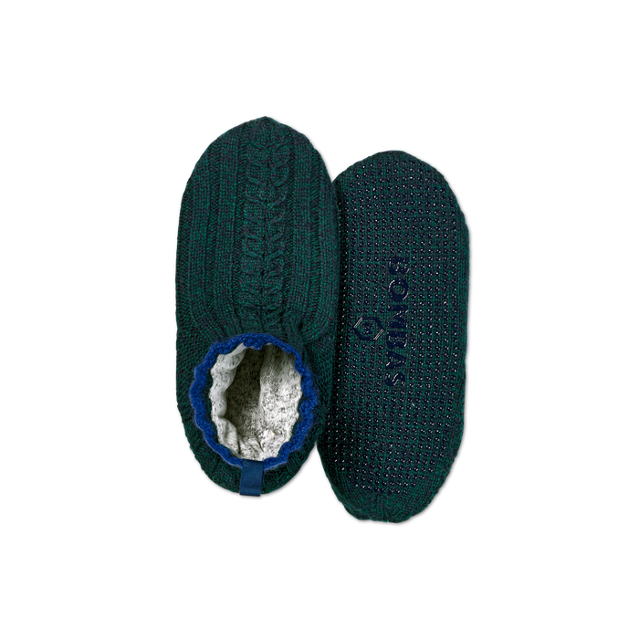 Men's Gripper Slipper Cable Knit