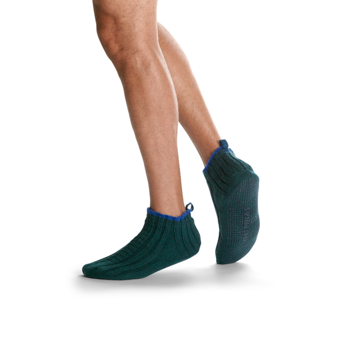 Men's Gripper Slipper Cable Knit