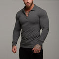 Men’s Long-Sleeve Polo Shirt – Stylish & Versatile Classic