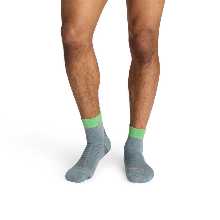 Men's Merino Wool Blend Hiking Quarter Sock 6-Pack