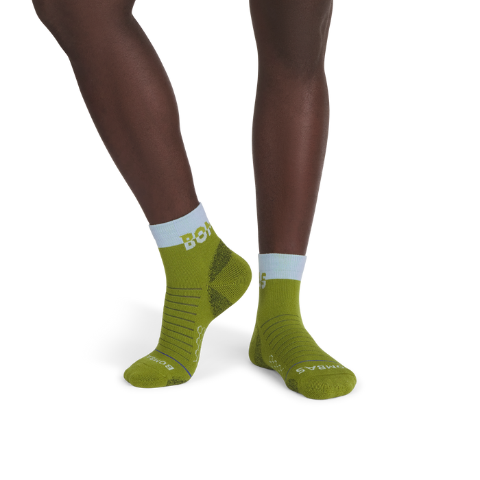 Men's Merino Wool Blend Hiking Quarter Sock 6-Pack