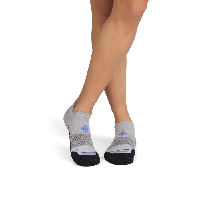 Men's Merino Wool Blend Run Ankle Sock 3-Pack