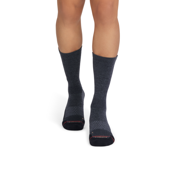 Men's Merino Wool Blend Run Calf Socks