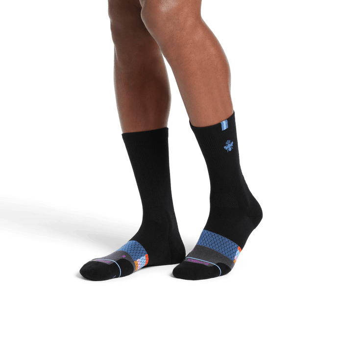 Men's Merino Wool Blend Run Calf Socks