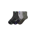 Men's Merino Wool Blend Run Quarter Sock 3-Pack