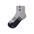 Men's Merino Wool Blend Run Quarter Socks