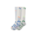 Men's Mid-Cushion Merino Wool Blend Ski & Snowboard Sock 2-Pack