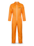 Mens Overall Orange Prison Jumpsuit