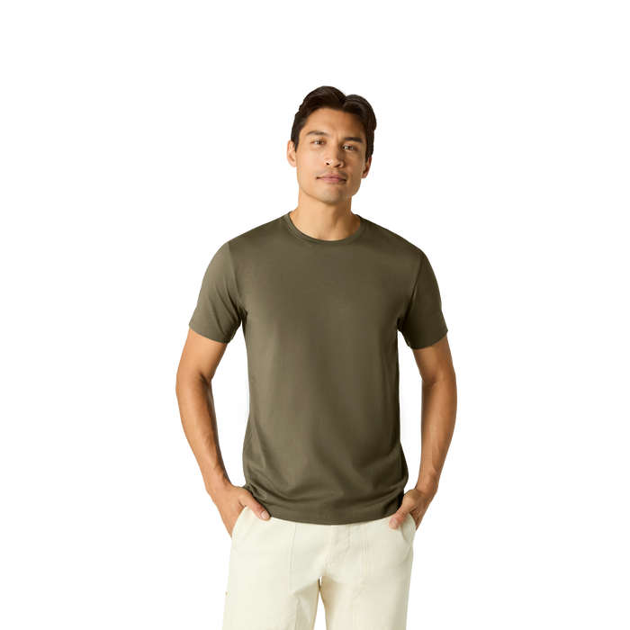 Men's Pima Cotton Slim Crew Neck T-Shirt