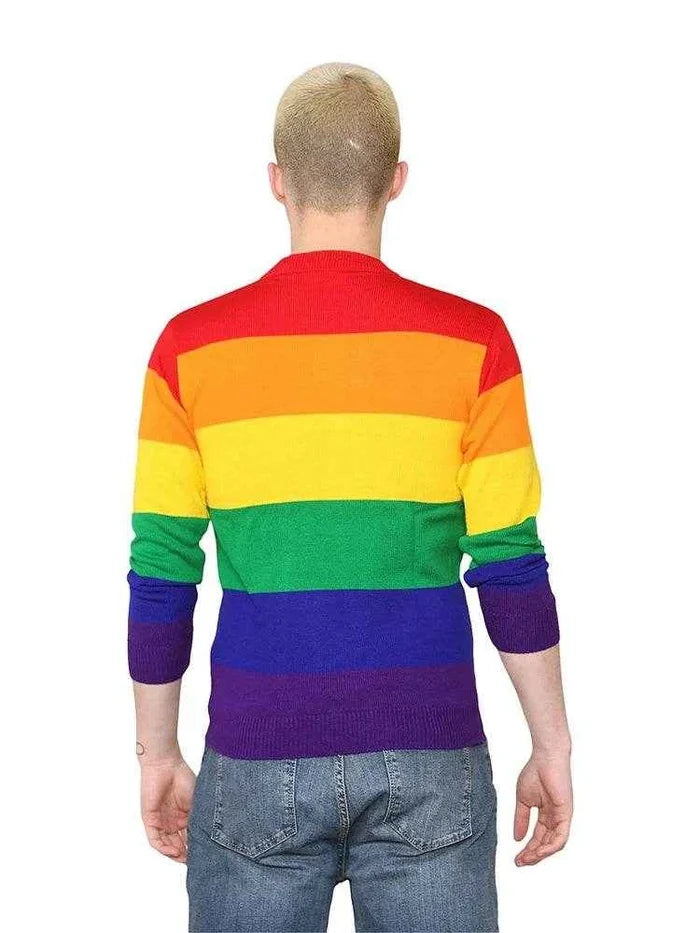 Men's Rainbow Knitted Jumper