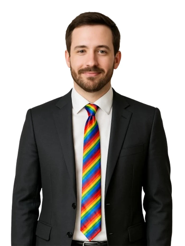 Men's Rainbow Neck Tie