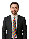 Men's Rainbow Neck Tie