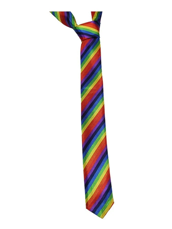 Men's Rainbow Neck Tie - thefancydress.co.uk