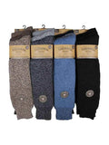 Men's Long Wool Blend Boot Socks (Pack of 12)