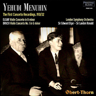 MENUHIN The First Concerto Recordings: Bruch, Elgar (1931/32) - PASC459 - CD