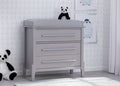 Serta Mid-Century Classic 3 Drawer Dresser Grey (026), Hangtag a0a
