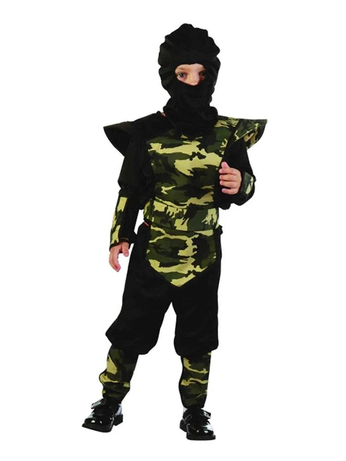 Military Ninja Toddler Costume - thefancydress.co.uk