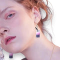 Milk Tea Drop Earrings