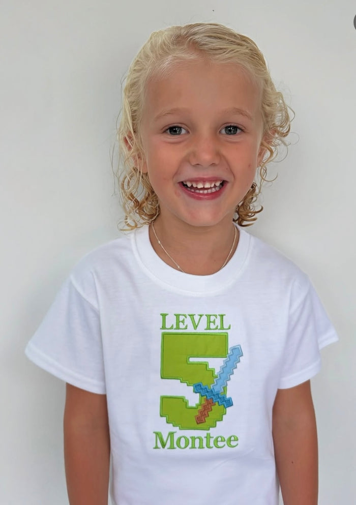 Minecraft Inspired Birthday Pyjamas