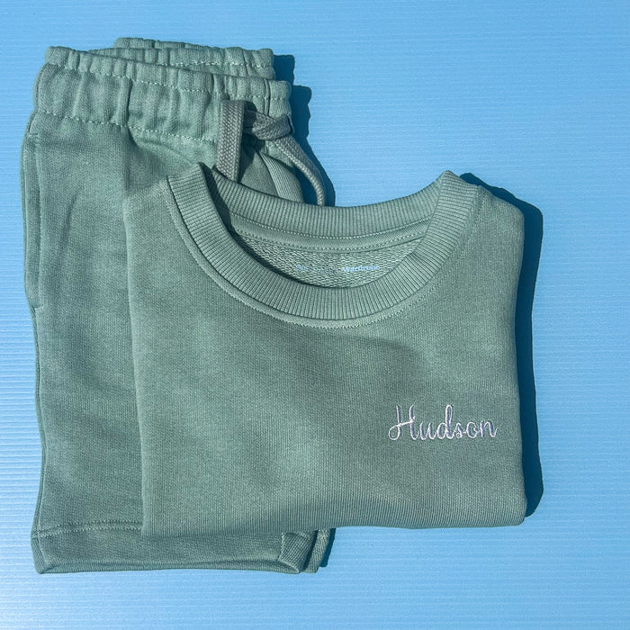 Mineral Green Jumper & Short Set