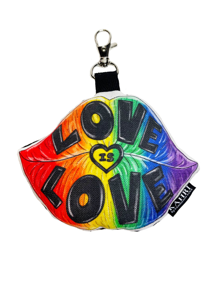 Mini Love Lips Bag Charm