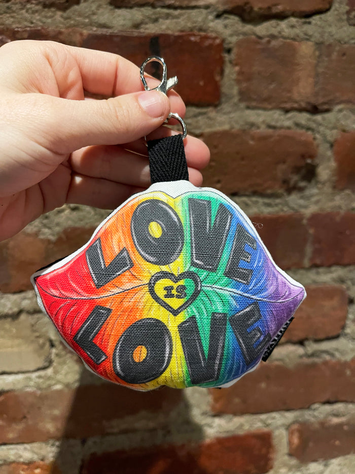 Mini Love Lips Bag Charm