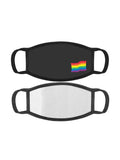 Mini Rainbow Pride Flag Printed Cotton Face Covering With Filter Pocket - thefancydress.co.uk