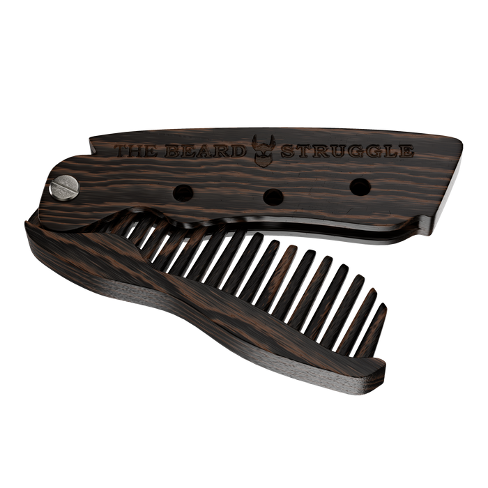 Model Viking Beard Comb. The Beard Struggle
