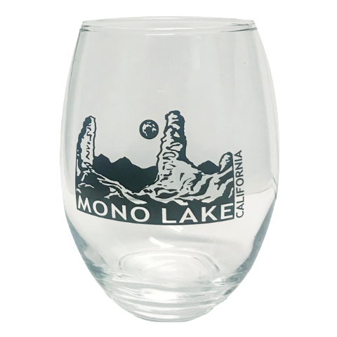 Mono Lake Stemless Wine Glass