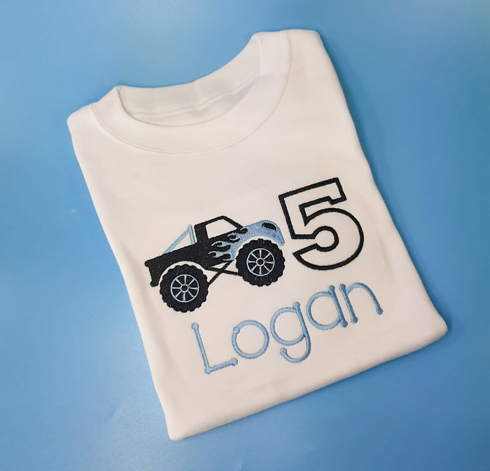 Monster Truck Birthday T-shirt