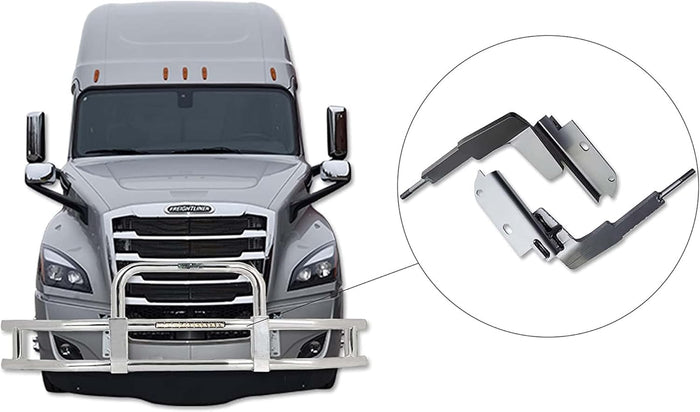 Mounting Brackets for Front Deer Guard Set 2018+ Freightliner Cascadia 126 116