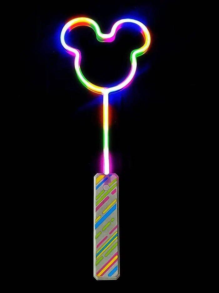 Mouse Shape Light Up Wand (multicolour light) - thefancydress.co.uk