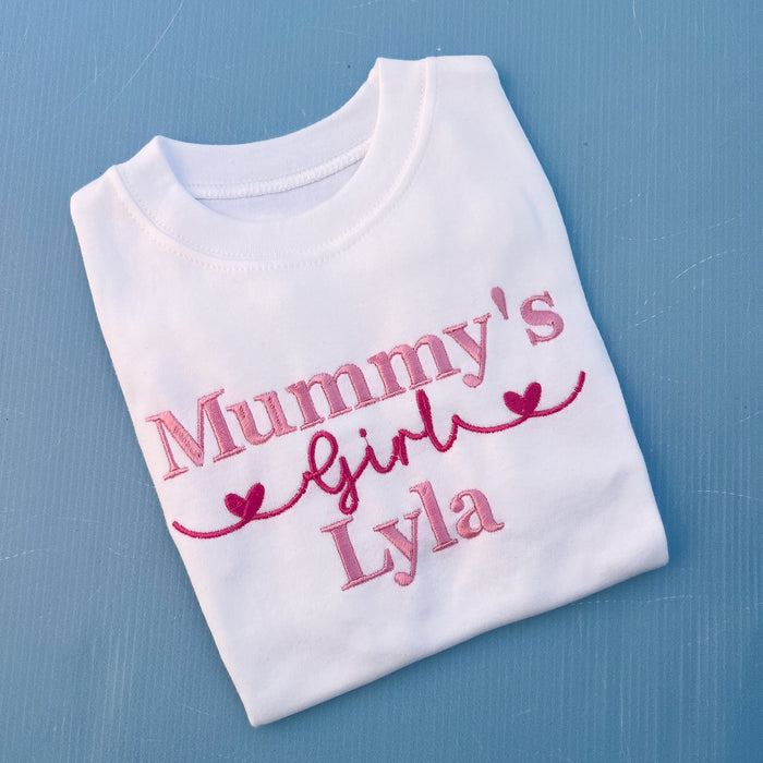Mummy’s Girl heart Tshirt