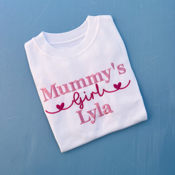 Mummy’s Girl heart Tshirt