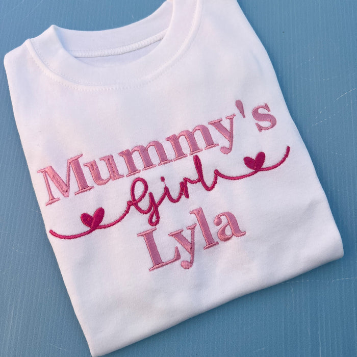 Mummy’s Girl heart Tshirt
