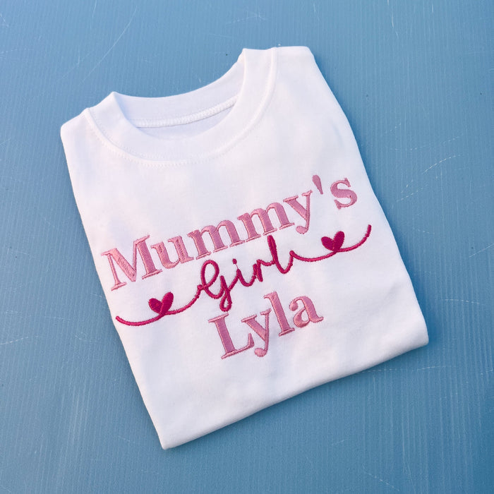 Mummy’s Girl heart Tshirt