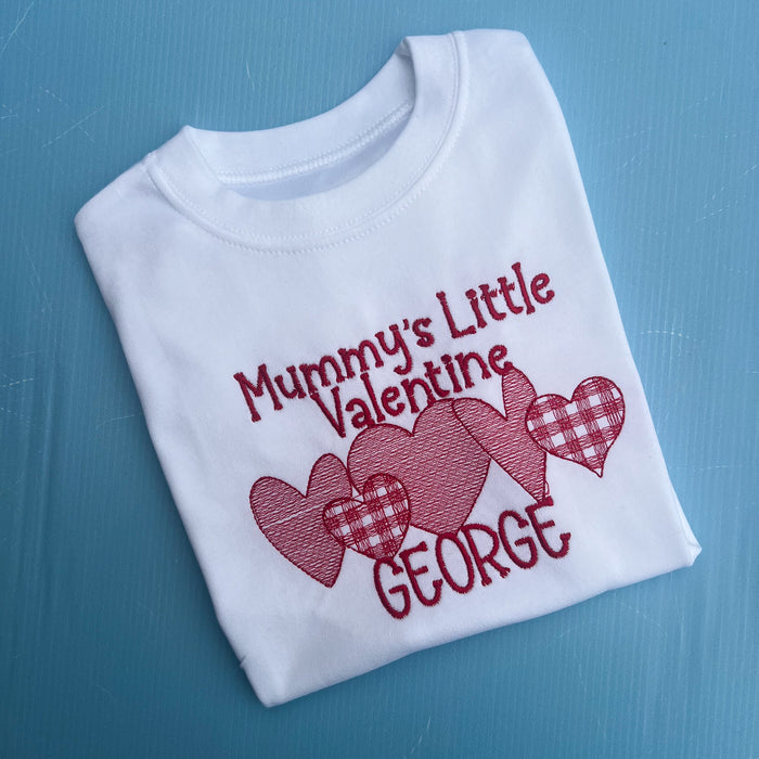 Mummys little Valentine Heart Design Sweatshirt
