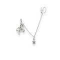Mystical Unicorn Chain Ear Cuff Earring - Wild Time Fashion