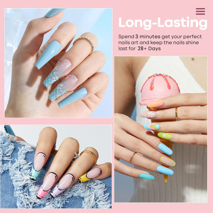 New Romantics- 6 Shades Gel Nail Polish Set 7ml Gel Polish Set MODELONES #new-romantics