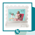 Nora Fleming Scalloped Acrylic Photo Frame CLR01