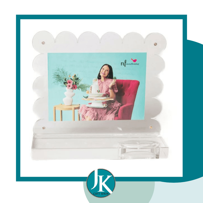 Nora Fleming Scalloped Acrylic Photo Frame CLR01