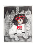 NY Bitch Glitter Art Print