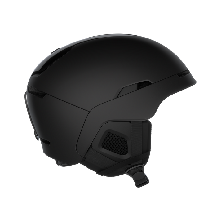 Black helmet on a white background
