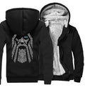 Odin Vikings wool hoodies jacket sweatshirt - BlueArtDecor