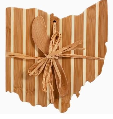 Ohio Charcuterie Board & Spreader Set
