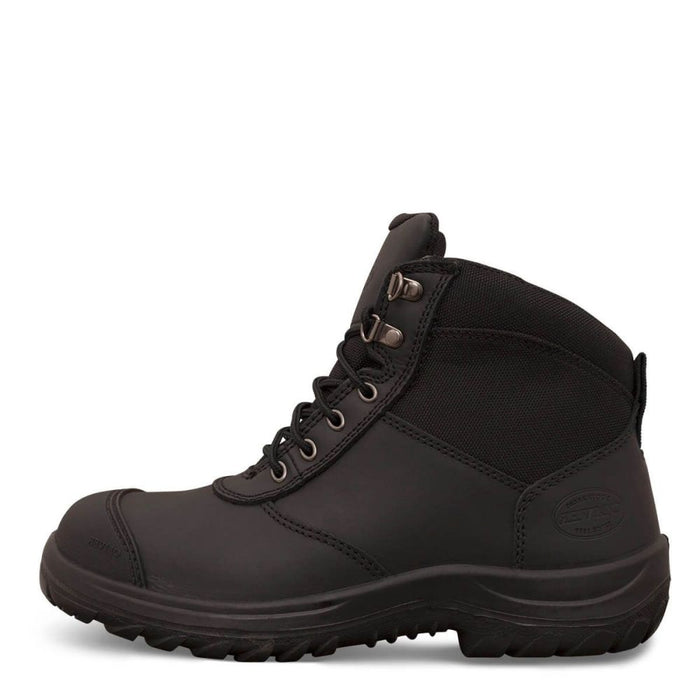 Oliver 34660 Ankle Boot Zip/lace Up Bump Cap